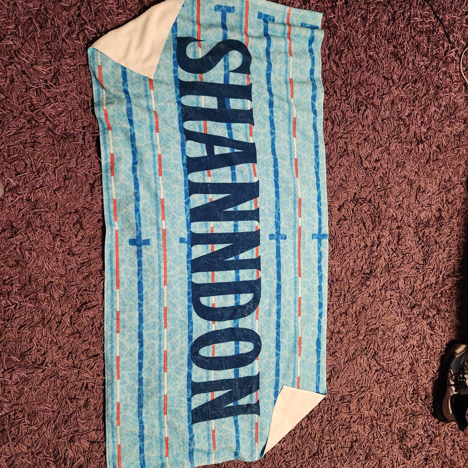 Swimming towel gift for swimmer, Swim Team, Swim coach gift, Pool towel, Summer beach towel, Swim instructor towel, Swim lessons towel