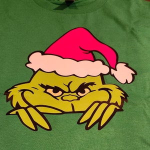 Grinch Face Svg Grinch Hand SVG Grinch Face and Hand With Ornament ...