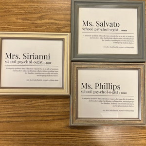 Set of 3 SLP OT PT Wall Art for Rehab Clinic Speech Therapist Gift ...
