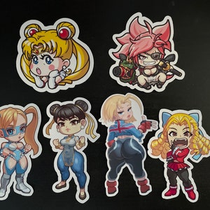 Street Fighter Stickers Cammy SF6 Chibi 