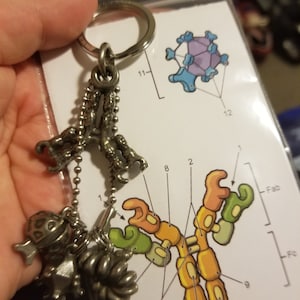 Antibody Keychain With Infectious Agents and Allergens | Etsy
