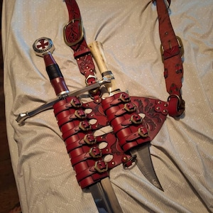 ZIDDAR Cintura medievale alchimista con supporto per fiala cintura vintage per cosplay fiere e accessori costume da palcoscenico borsa multifunzionale, Marrone, Taglia unica
