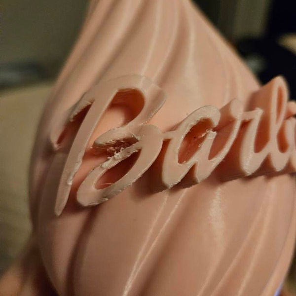 3D Printed Pink Throne Brush Holder - Glam Makeup Organizer