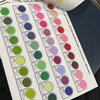 CALIART 121 Color Alcohol Brush Marker Set Swatch Chart- Prefilled ...