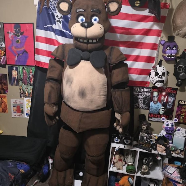 Freddy 1 Furry Wearable Armor and Helmet Mask Custom Full Body Freddy ...