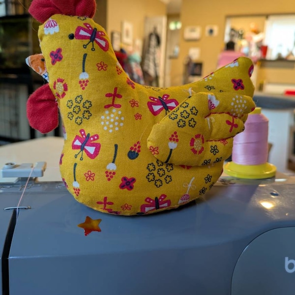 Stuffed Chicken Pattern Linen Stuffed Chicken Sewing Pattern – DIY Fabric Toy (PDF Pattern) - Etsy