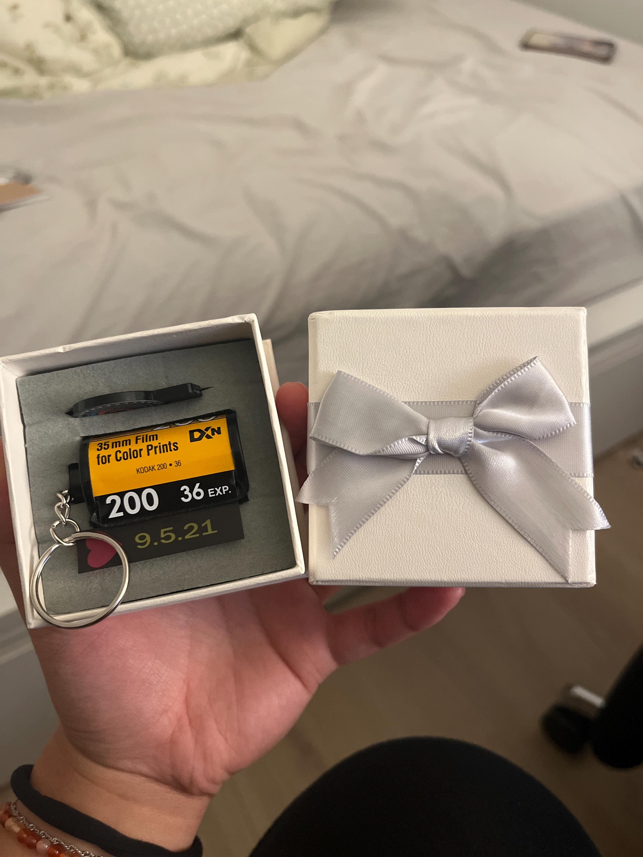 5-40 Personalized Photos Film Roll Keychain, Camera Film Roll Keyring For Lover Family Friends, Birthday Christmas Anniversary Memorial Gift