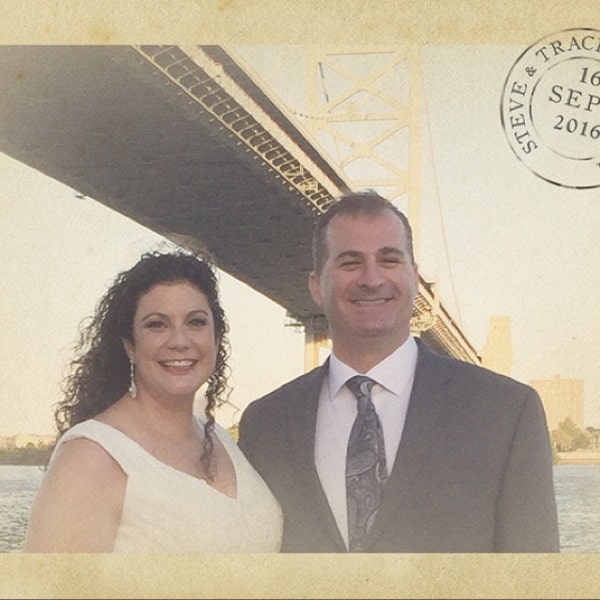 Vintage Wedding Thank You Postcards With Postmark & Photo ...