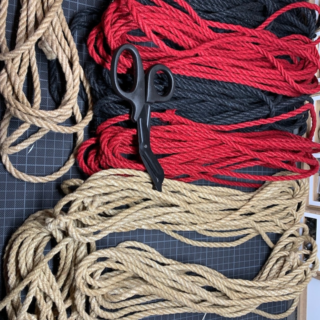 Red Bamboo Silk Rope — Kinbaku Studio
