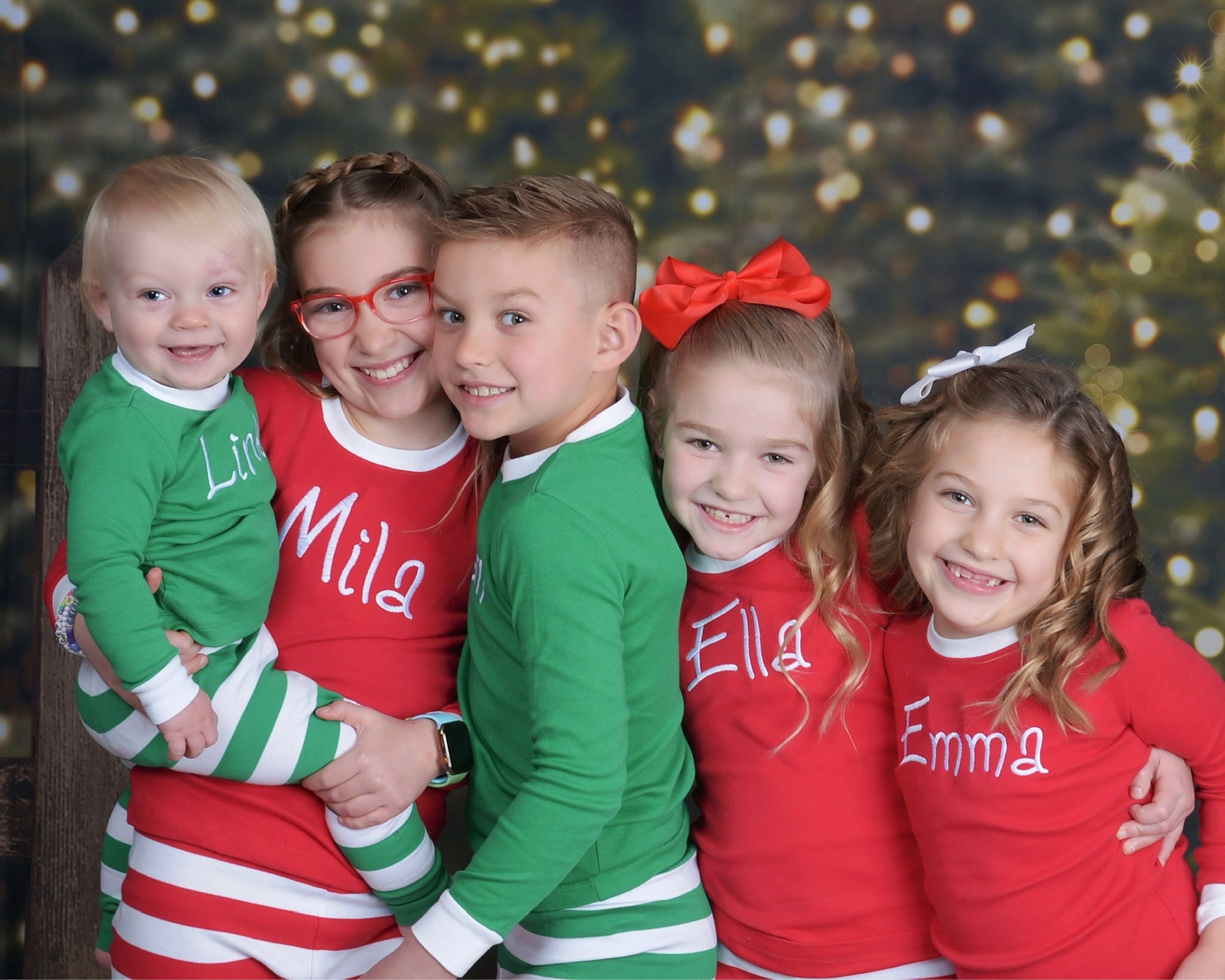 Family Christmas Pajamas, Matching Christmas Pajamas, Personalized Christmas Pajamas,  Family Christmas PJs,