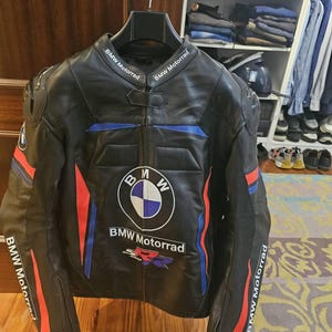 BMW Motogp Racing Leather Jacket: Cowhide Biker Jacket - Etsy