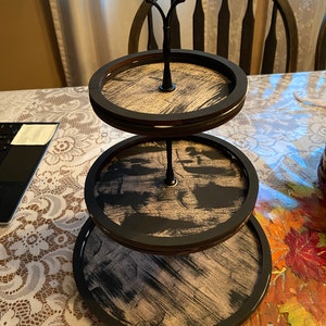 Coffee Themed Tiered Tray Decor Coffee Bar Decor Coffee | Etsy