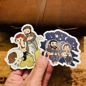 Ellie And Joel - The Last Of Us 2 Art Design Sticker for Sale by  AllAboutTlou