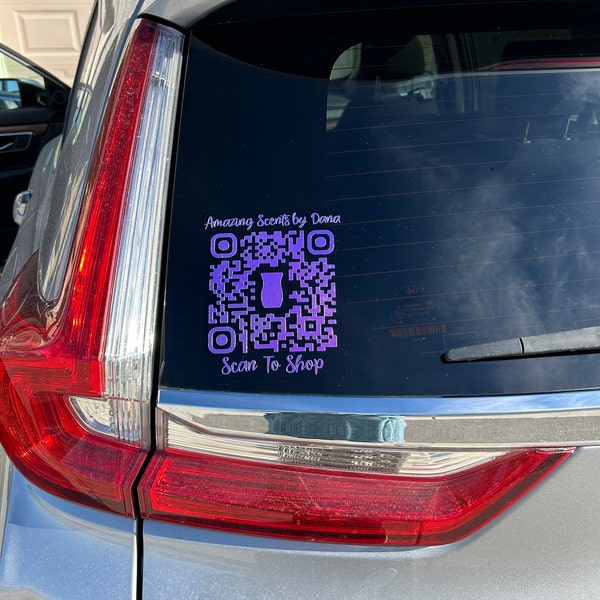 Design Your Own QR Code, Design Your Own Window Sticker, Custom Window ...