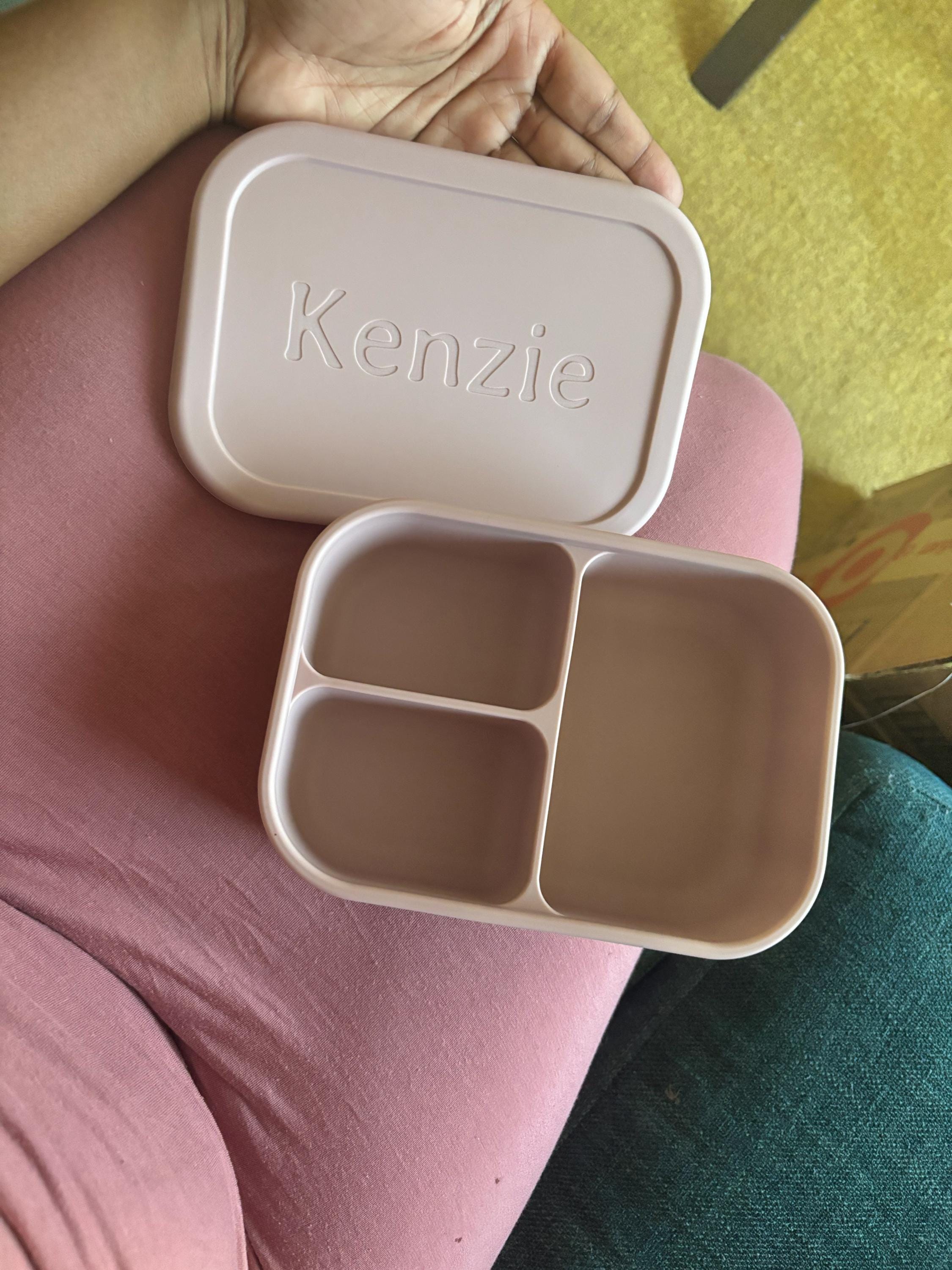 Kids lunch box|Silicone lunch box for kids|Personalized lunch box for kids|Kids name lunch box|Kids food storage|Kids food container|Name