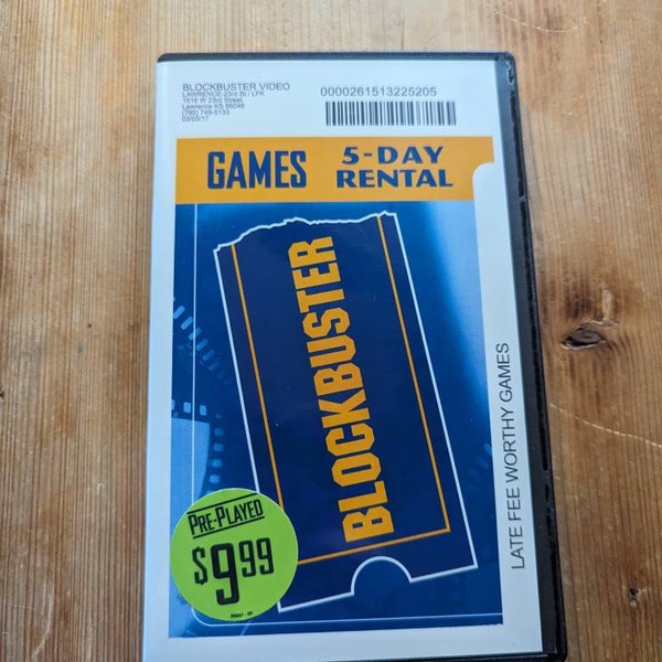 Blockbuster Switch BLOCKBUSTER: Nintendo Switch Game Card Holder (10 Games) - Etsy