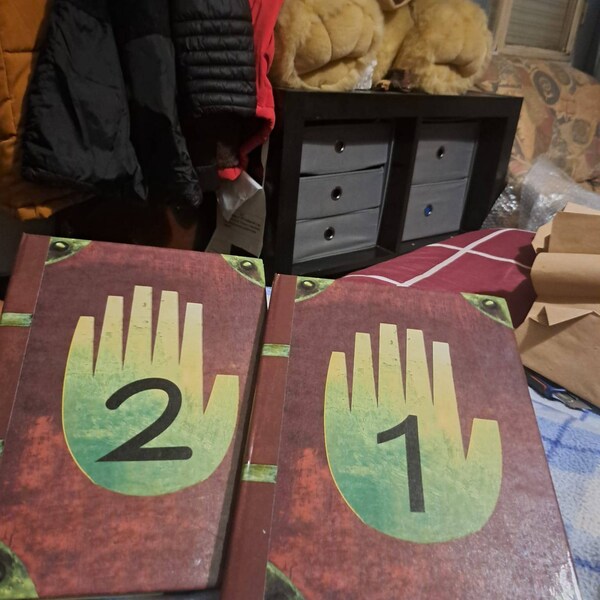 Gravity Falls Journal 1 2 3 Unofficial Big Size English Hard Cover