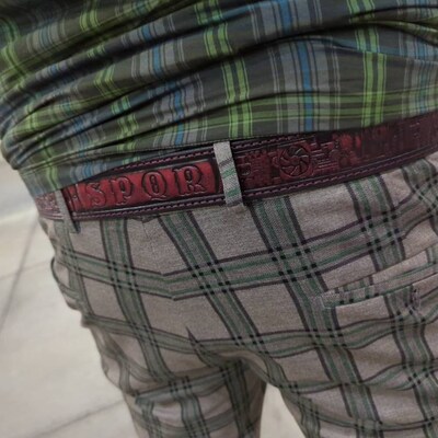personalized western belts