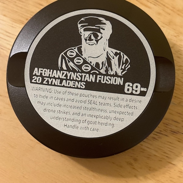 Metal Zyn Can, Metal Snus Can, Zyn Tin, Snus Container, Snus Holder ...