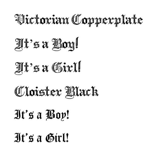 Vector Clipart Victorian Copperplate Ornamental Penwork Alphabet ...