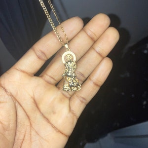 18K Gold Filled Luck & Money Charm Necklace - 18 Inch Mariner Chain With Murano Glass