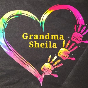 Grandma Heart Grandkids Hands SVG PNG File read Description - Etsy