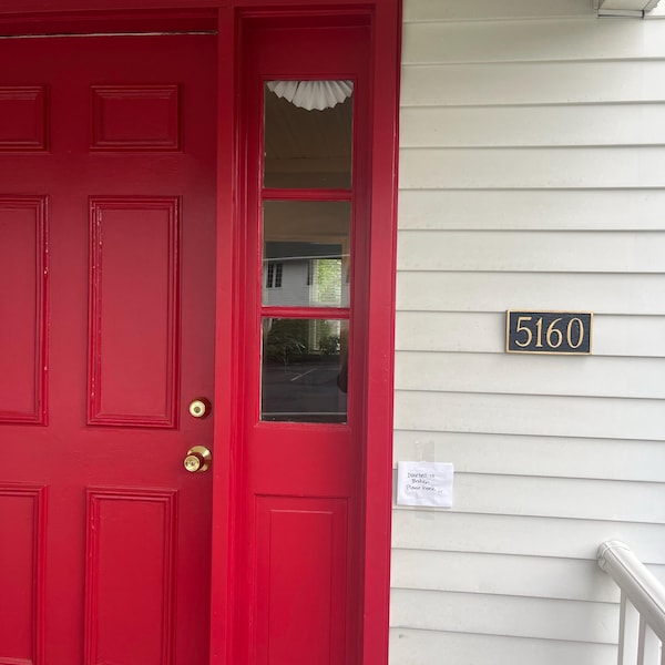 Classic Address Sign - 26 Colors - 6 Shapes - Oval Address Sign ...