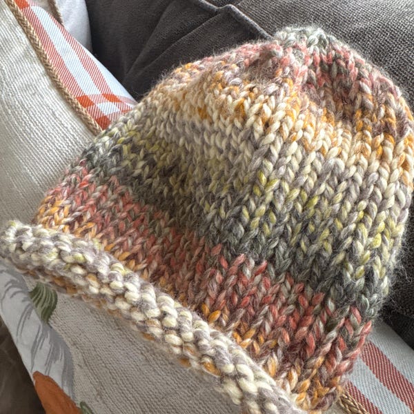 Chunky Knit Hat Pattern, Easy Knitting Pattern, Knit Beanie Pattern ...