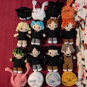 Crochet PATTERNS -key Chain Stray Kids Ot8 Maniac World - PDF