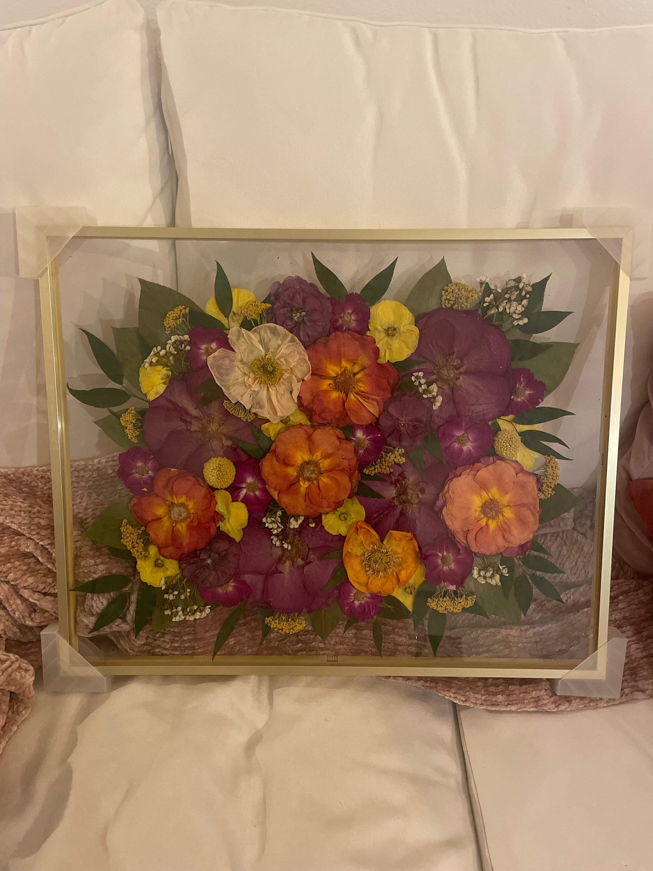 Preserved flowers from Jennifer's etsy review