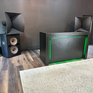 Dallas U-Shape Tambour Reception Desk – Custom Laminates, LED Lighting, Modern Design