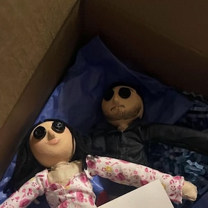 Handmade customized Coraline inspired doll / Custom Coraline doll.   ( Buttoneyedyou _ buttoneyedyou _ buttoneyedyouCA )