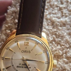 Vintage ORIS Hand-winding Men's Watch, Swiss Made 17 Jewels - Etsy