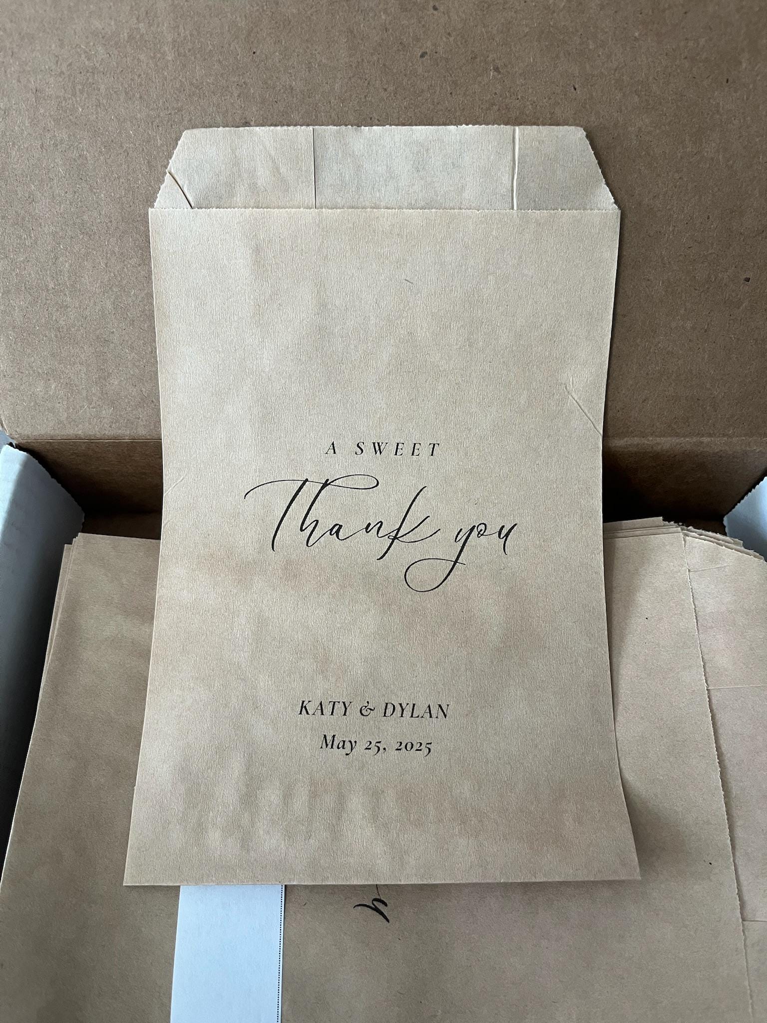 25 Eine süße Dankeschön-Geschenktüte || Hochzeitsgeschenktüte, Donuttüten, Keksgeschenktüte, Love is Sweet Bag, Brautparty-Geschenktüte