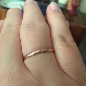 Thick Stackable Copper Rings, Copper Rings, Stackable Rings, Copper ...