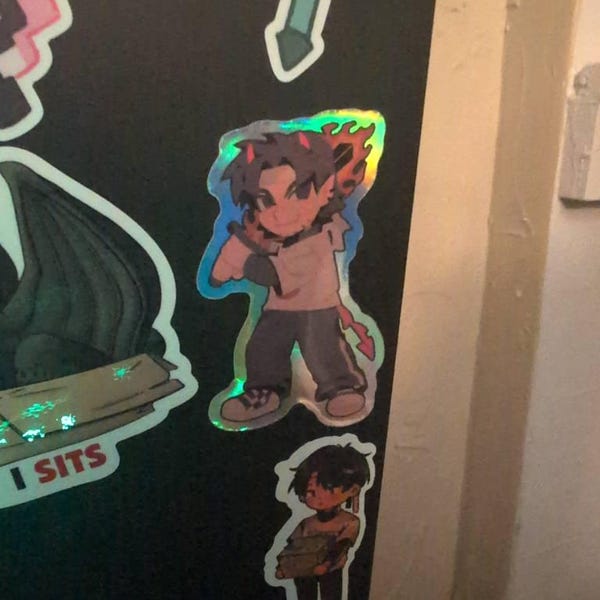 Dream SMP Holographic Stickers - Etsy