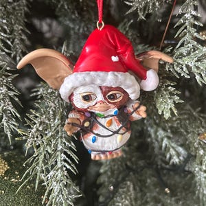 Gremlins Gizmo in Fairy Lights Hanging Ornament - Etsy