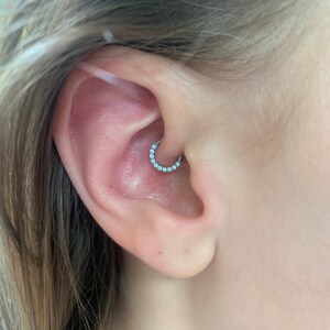 16g 6mm 8mm 10mm Daith Earring Gold Daith Piercing Small Hoop