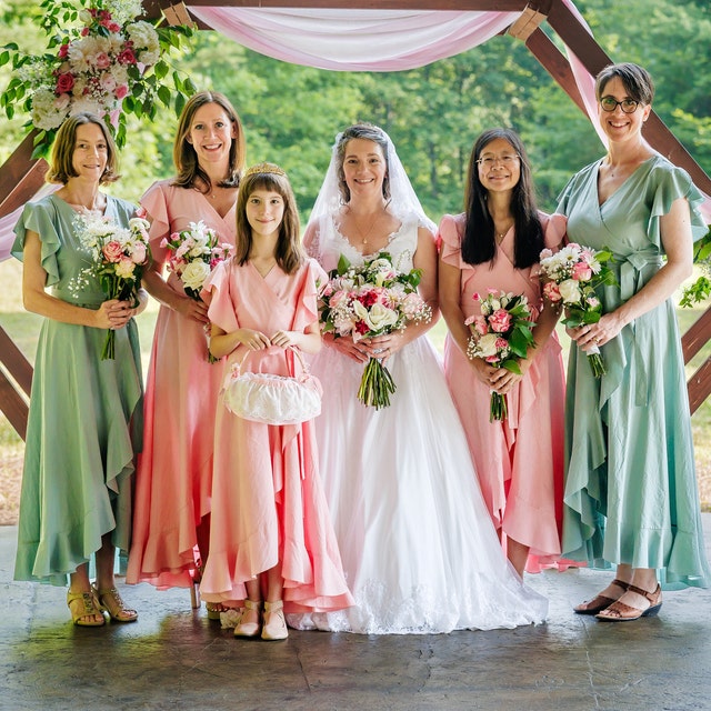 open lace back dress One Shoulder Mint Green Bridesmaid Dresses Plus Size Maternity Long Bridesmaid Dresses ARD1136 main image 0