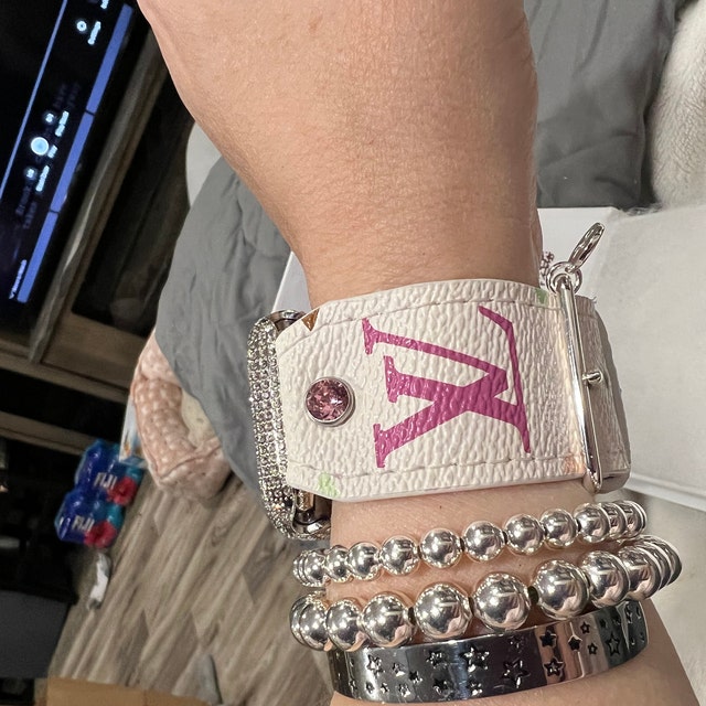 silver louis vuitton bracelet women