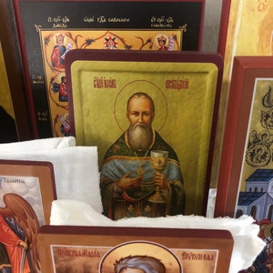 Handmade Mounted Icon St. Paul's Conversion. St. Paul - Etsy