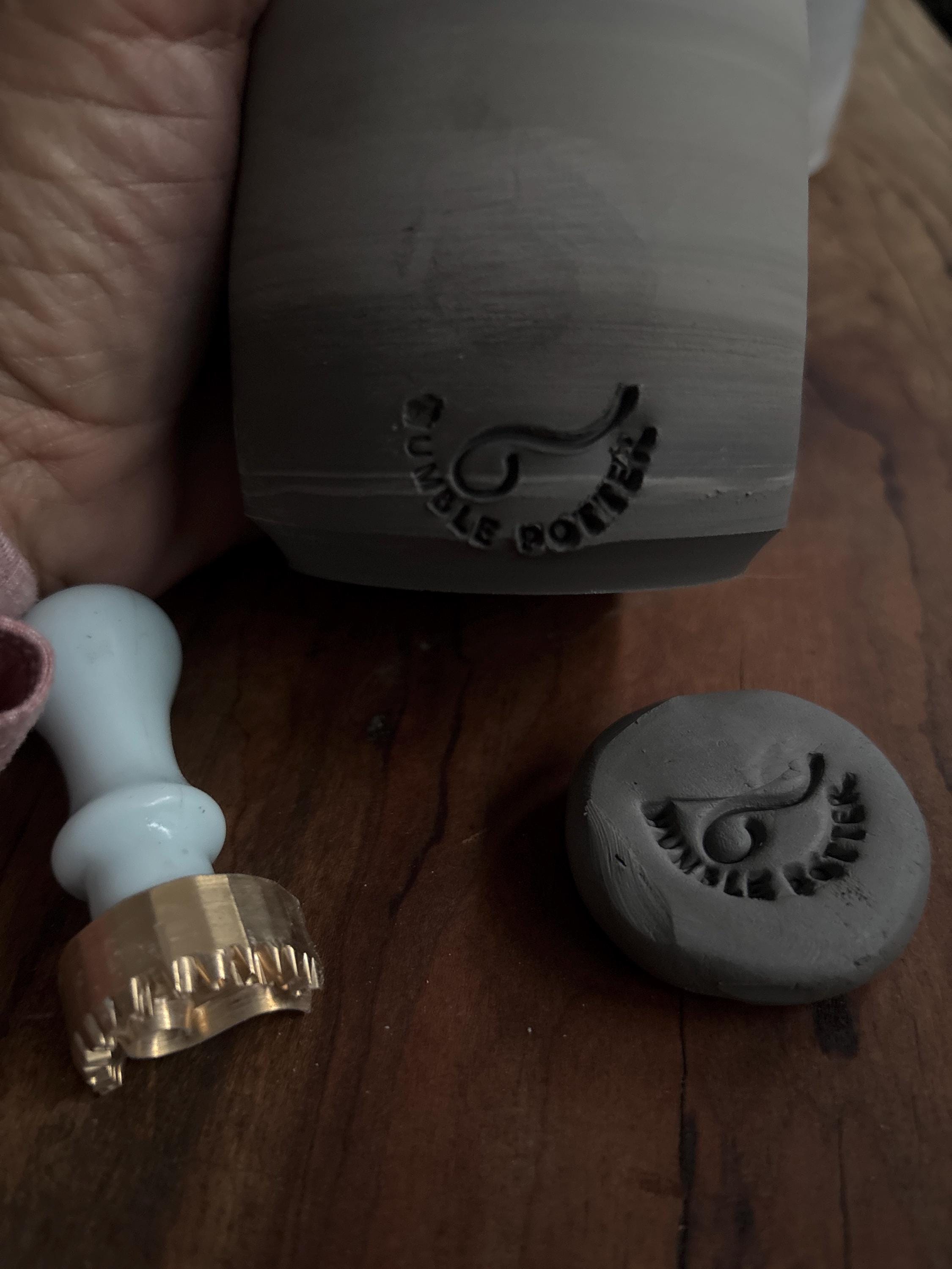 Custom Pottery Stamp | Personalized Clay Stamp | Lovely Animal Design | Stamp For Clay |  Ceramics Stamp | Pottery Stamp | Custom Soap Stamp