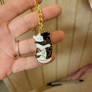 Hipster Punk Kitty Pendant Cat Glasses Jewelry Fashion Details about   Cool Cat Keychain 