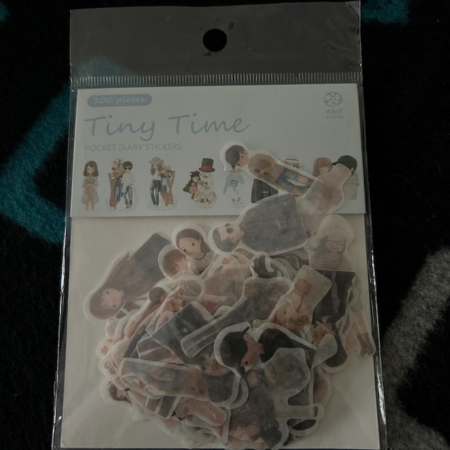 Woopme 48Pcs Decorative Art Printed Scrapbook Stickers Notebooks Diary Journal Laptop Multicolored Printed Scrapbook Stickers (A4 Size