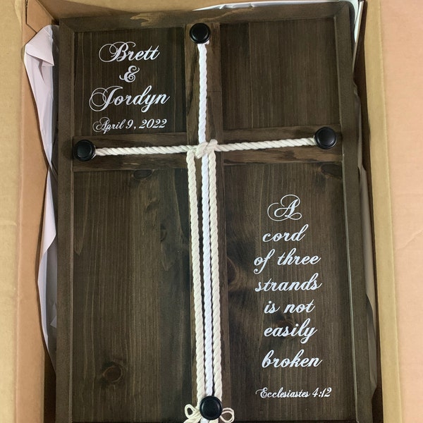 Trinity Braid - Cord of Three Strands Unity Ceremony Wedding Decor ...