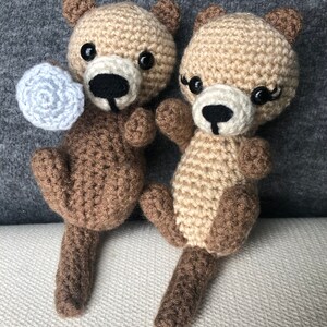 PATTERN: Otter Friends Crochet otter pattern amigurumi | Etsy