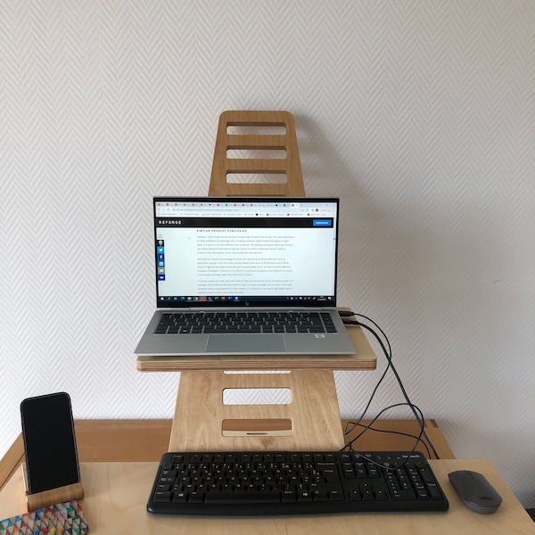 Standing Desk Converter | Portable Standing Desk for PC and Laptops ...
