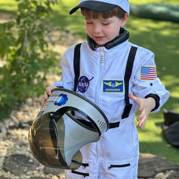 Kids Astronaut Costume Personalized With Name / Halloween White ...