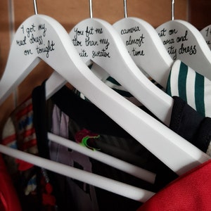 Days of the Week Hangers Wooden Outfit Planning Clothes | Etsy