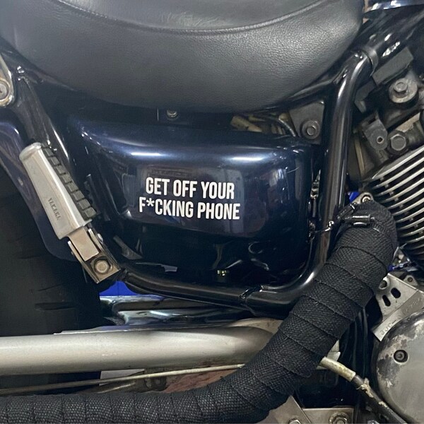 Get off Your F*cking Phone / Funny Car Decal / Funny Car Sticker